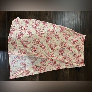 Floral Skirt | side slit